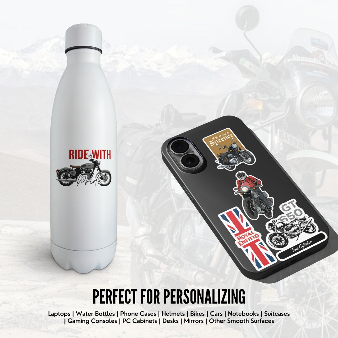 Royal Enfield Bullet Premium Waterproof Vinyl Sticker | Bike Sticker