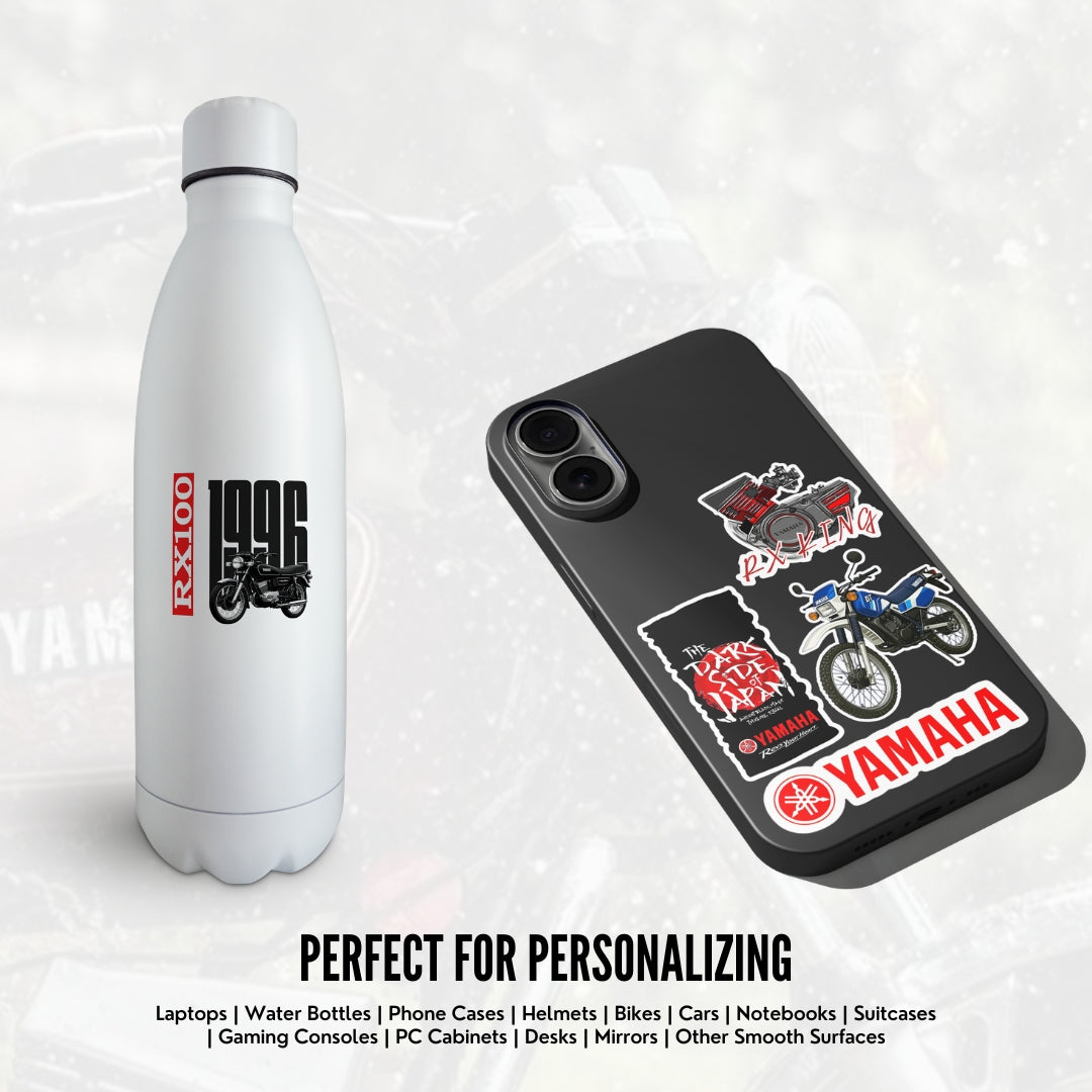 Yamaha RX100 Premium Waterproof Vinyl Sticker | RX Bike Sticker