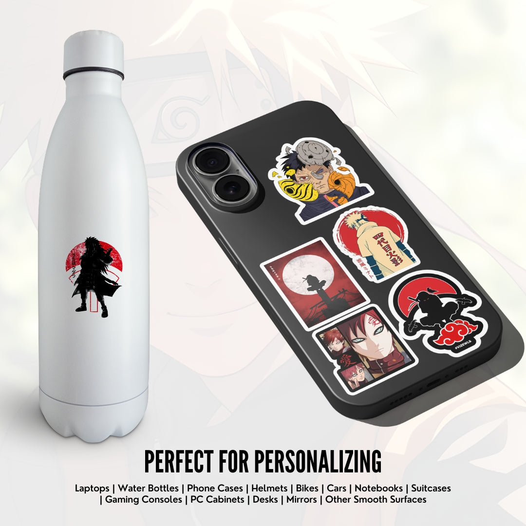 Naruto Sticker for Laptop, Bike, Helmet & Water Bottle | Premium Vinyl Sticker