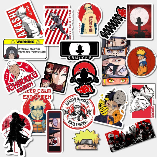 Naruto Sticker for Laptop, Bike, Helmet & Water Bottle | Premium Vinyl Sticker