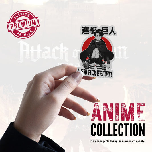 Attack on Titan Sticker for Laptop, Bike, Helmet & Water Bottle | Premium Vinyl Sticker