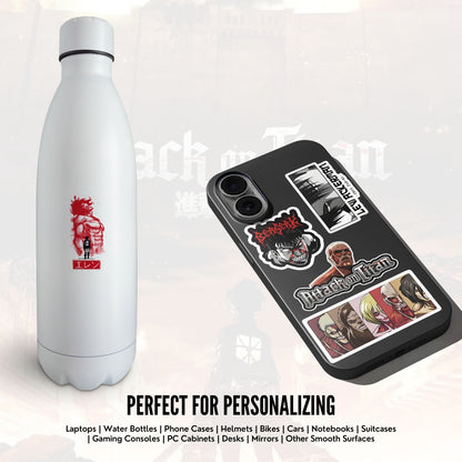 Attack on Titan Sticker for Laptop, Bike, Helmet & Water Bottle | Premium Vinyl Sticker