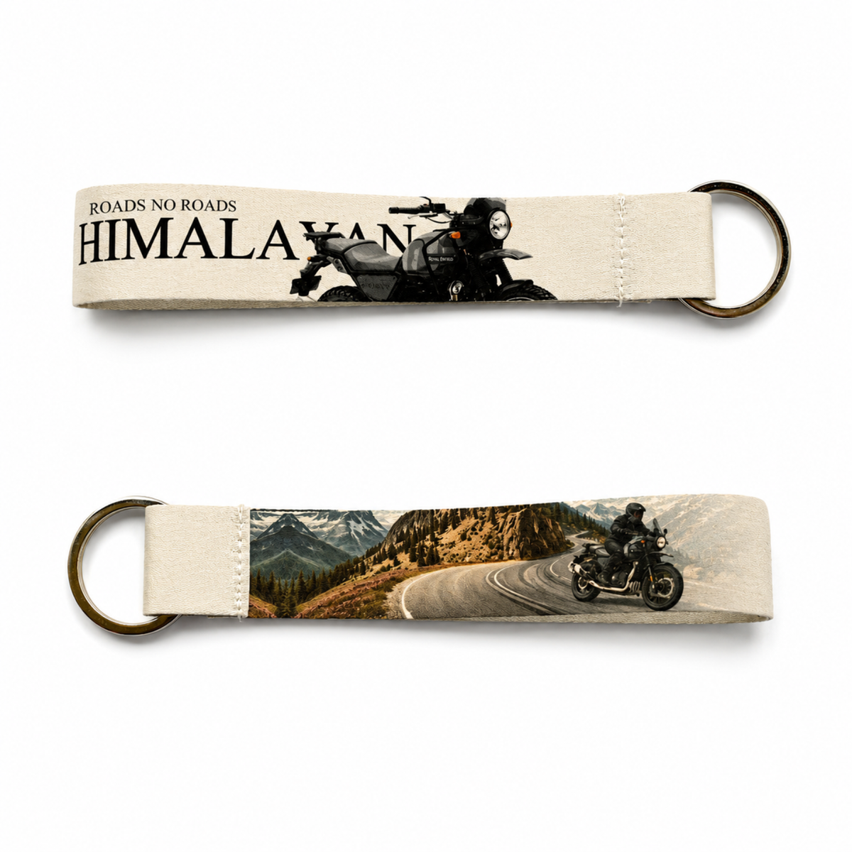 Premium Fabric Bike Lanyard Keychains for Motorcycle Enthusiasts
