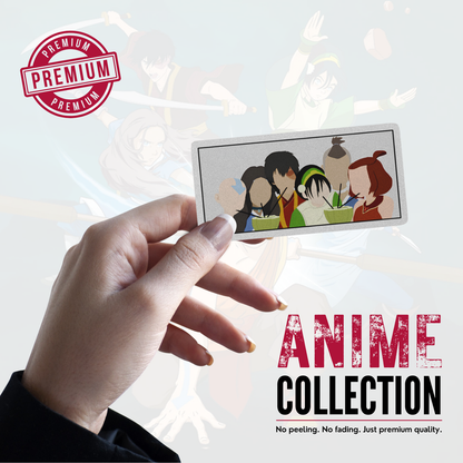 The Last Airbender Premium Vinyl Sticker | Waterproof Anime Laptop Sticker | Matte Finish Decal