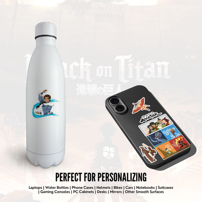 The Last Airbender Premium Vinyl Sticker | Waterproof Anime Laptop Sticker | Matte Finish Decal