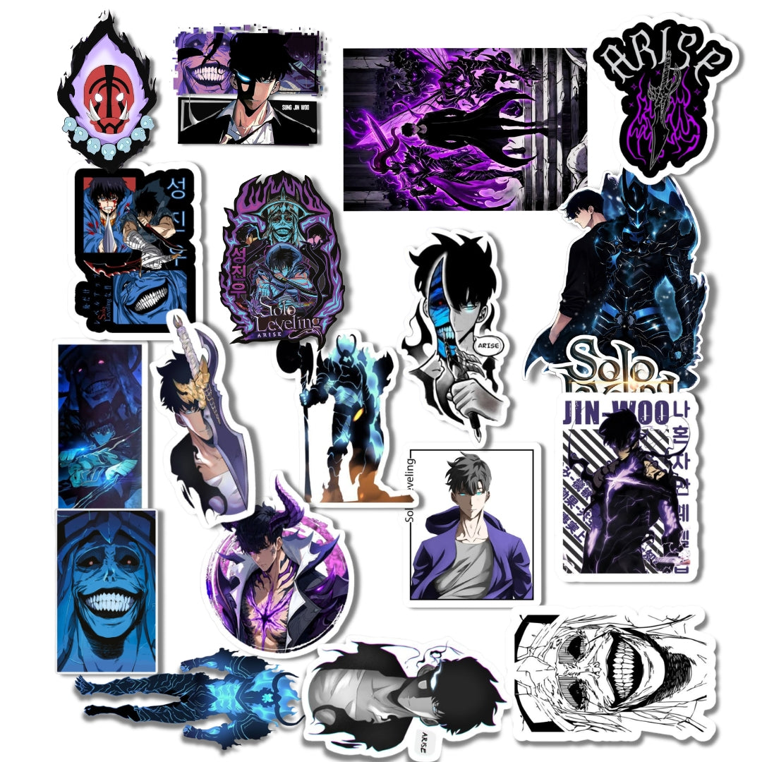 Solo Leveling Premium Waterproof Vinyl Sticker Pack | Anime Stickers