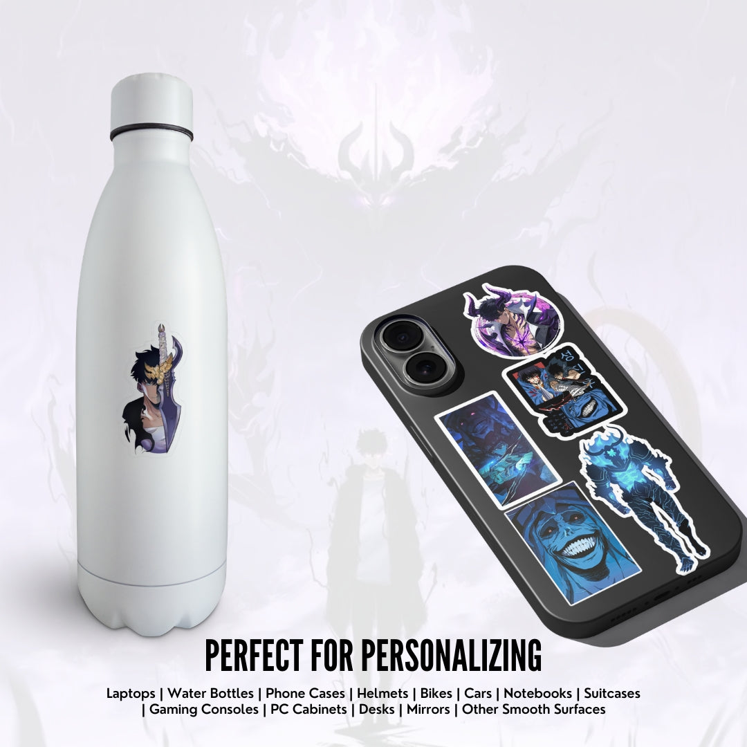 Solo Leveling Premium Waterproof Vinyl Sticker Pack | Anime Stickers