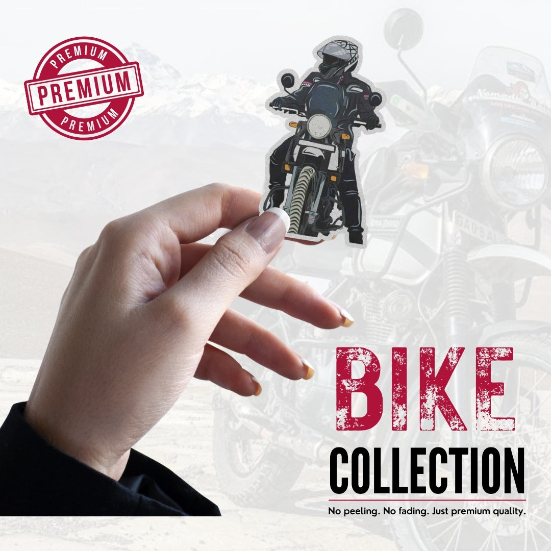 Royal Enfield Bullet Premium Waterproof Vinyl Sticker | Bike Sticker