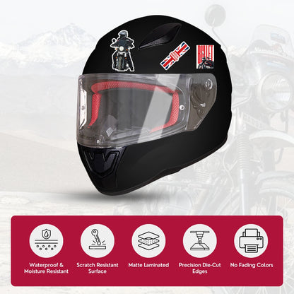 Royal Enfield Bullet Premium Waterproof Vinyl Sticker | Bike Sticker
