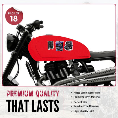 Yamaha RX100 Premium Waterproof Vinyl Sticker | RX Bike Sticker