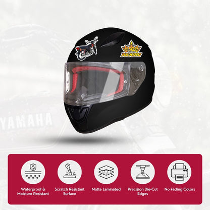 Yamaha RX100 Premium Waterproof Vinyl Sticker | RX Bike Sticker