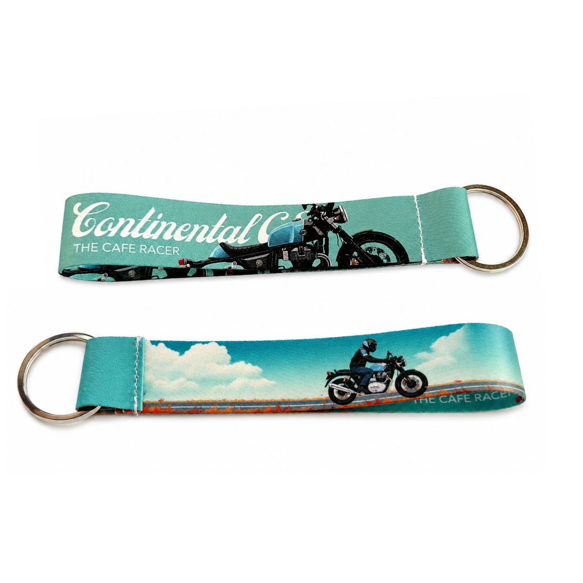 Premium Fabric Bike Lanyard Keychains for Motorcycle Enthusiasts