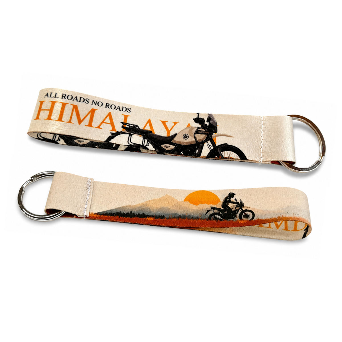 Premium Fabric Bike Lanyard Keychains for Motorcycle Enthusiasts