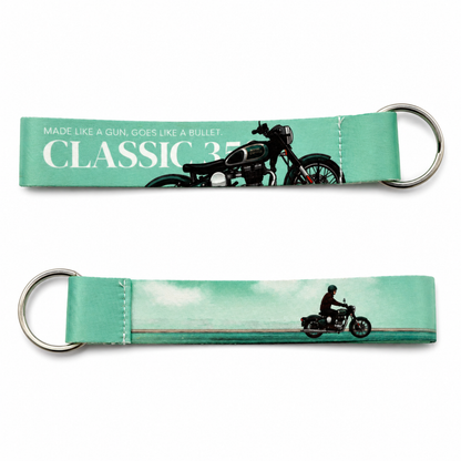 Premium Fabric Bike Lanyard Keychains for Motorcycle Enthusiasts