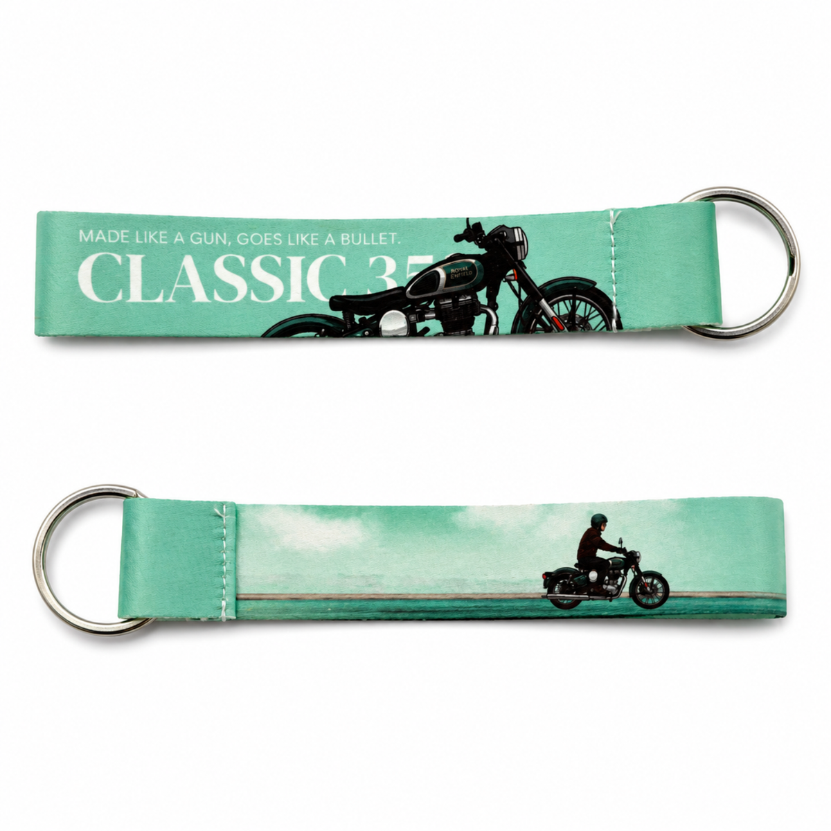 Premium Fabric Bike Lanyard Keychains for Motorcycle Enthusiasts